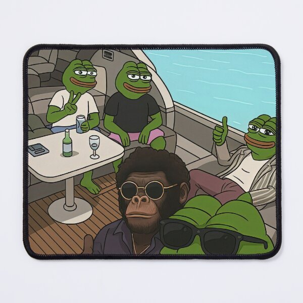 Item preview, Pepe Yacht Club x $SAMBF – Meme Millionaire Vibes designed and sold by SAMBFOFFICIAL.