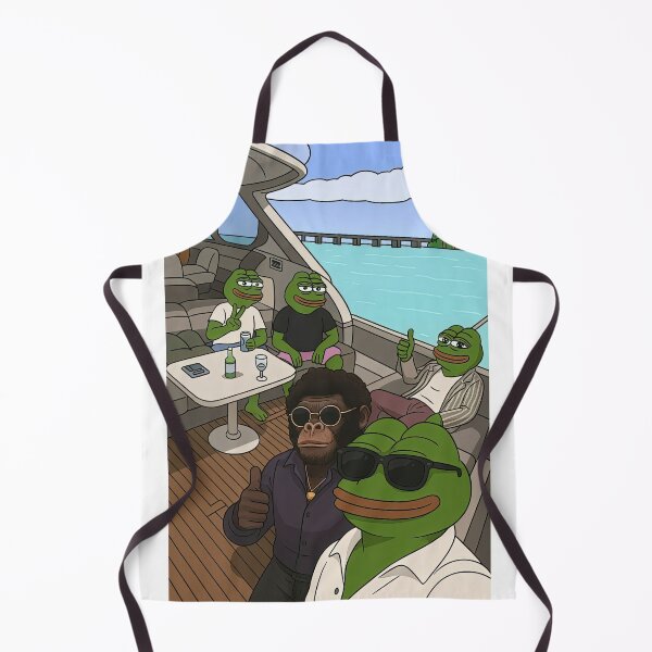 Item preview, Pepe Yacht Club x $SAMBF – Meme Millionaire Vibes designed and sold by SAMBFOFFICIAL.