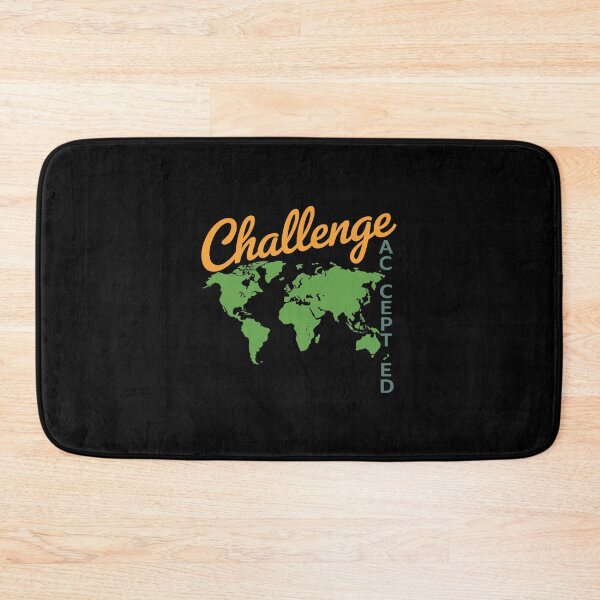 Item preview, Challenge Accepted with Map for Students and Tutors designed and sold by MAKOPOKOShop.