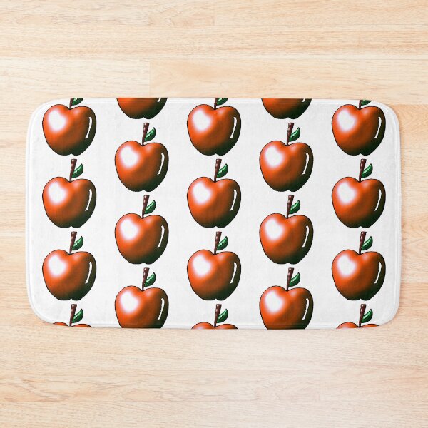 Item preview, semi-realistic shaded red apple drawing designed and sold by paladinprints.