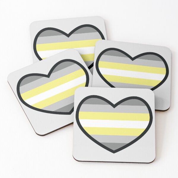 Item preview, Demigender Flag Heart designed and sold by deadbeatprince-typography.