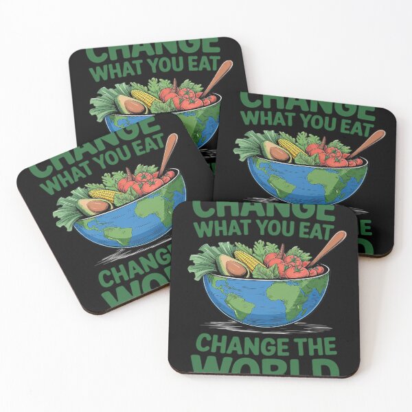 Item preview, Change What You Eat Change Th3 World designed and sold by MAKOPOKOShop.