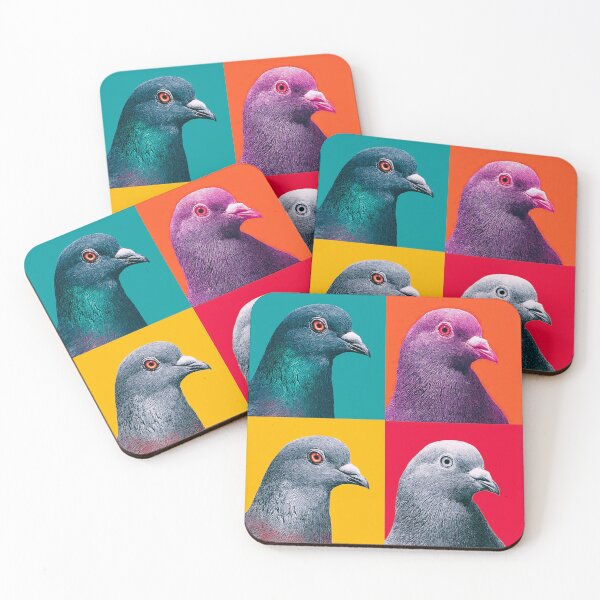 Item preview, Pigeon Andy Warhol Style Pop Art designed and sold by TheAnimalZ00.