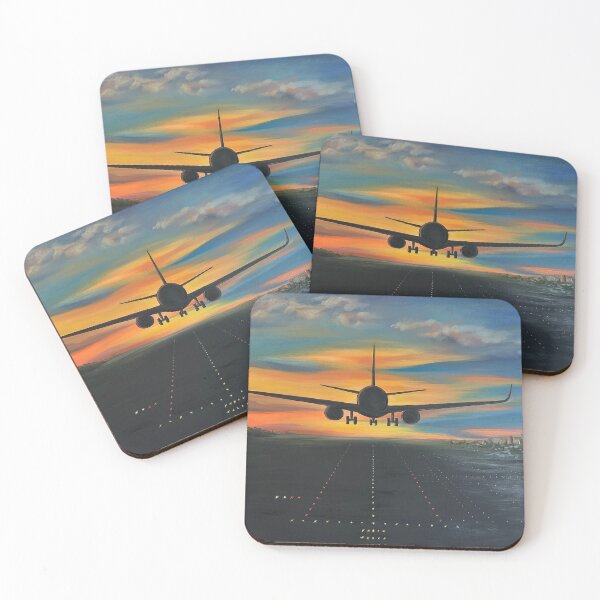 Item preview, Airplane at sunset designed and sold by floridavlada.
