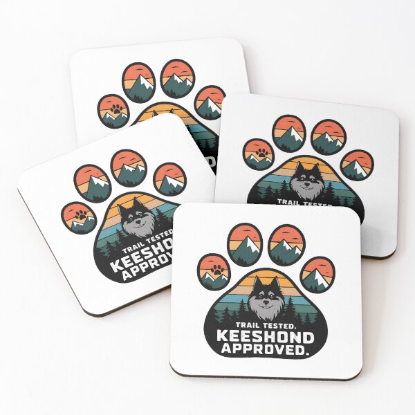 Item preview, Trail Tested Keeshond Approved – Funny Hiking Dog Lover designed and sold by CuteDesignables.