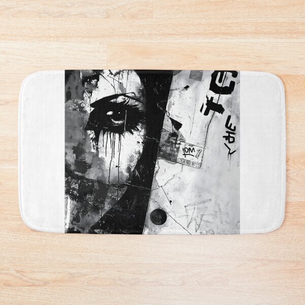 Item preview, Print0008 - GRIME DROPS - Tag it Your Way - Graffiti Tagger Blank - urban noir grunge backdrop, grayscale-style templates for Street Artists, Taggers, Bomberz • GRAFFITI BLANKS • Tag-Ready | Art-Ready designed and sold by NoveltyVariety.