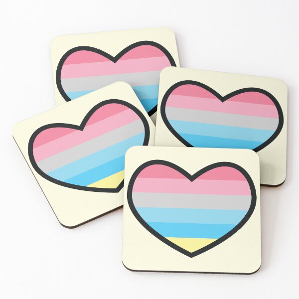Item preview, Genderflux Flag Heart designed and sold by deadbeatprince-typography.