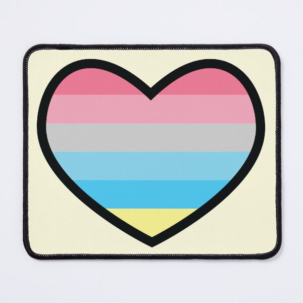 Item preview, Genderflux Flag Heart designed and sold by deadbeatprince-typography.