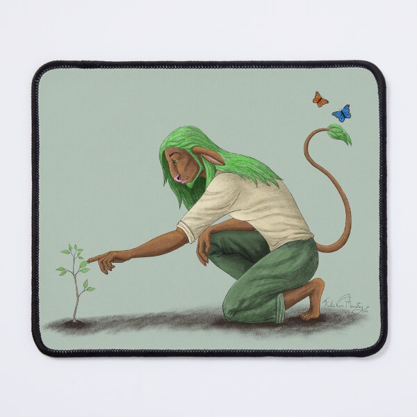 Item preview, D&D Firbolg plant druid gardener designed and sold by KVMCreates.
