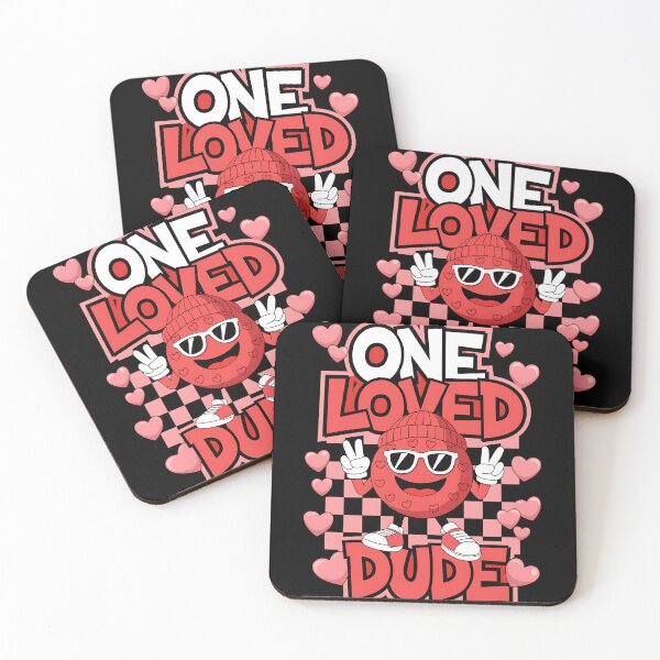 Item preview, Checkered Heart One Loved Dude Valentines Day designed and sold by MAKOPOKOShop.