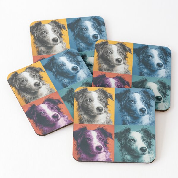 Item preview, Australian Shepherd Dog Andy Warhol Style Pop Art designed and sold by TheAnimalZ00.