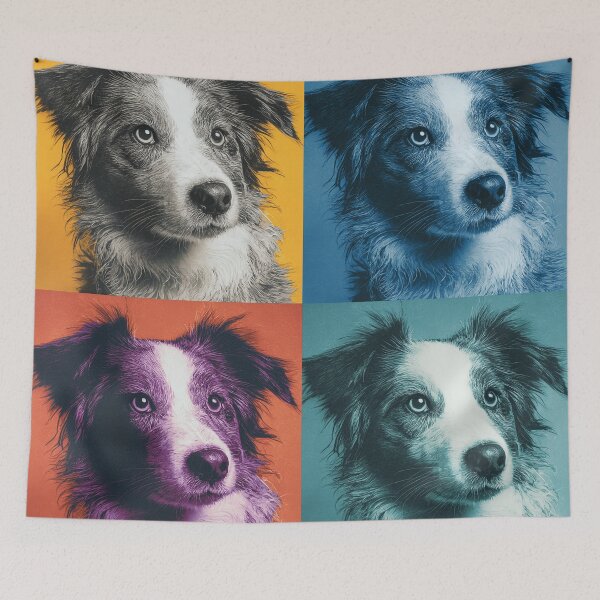 Item preview, Australian Shepherd Dog Andy Warhol Style Pop Art designed and sold by TheAnimalZ00.