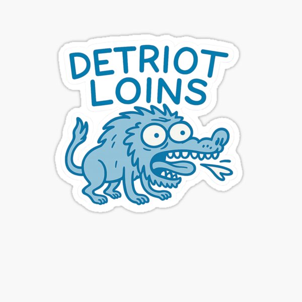 Item preview, Detriot Loins (Cursed Mascot Edition) designed and sold by TrashCultSupply.