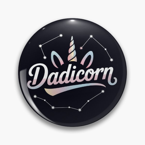 Item preview, Magical Dadicorn with Pastel Horn and Constellations for Father’s Day designed and sold by Taans-Creation.