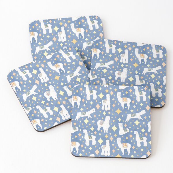 Item preview, Cosmic Creatures: Starry Alpacas  designed and sold by amandakwicker.