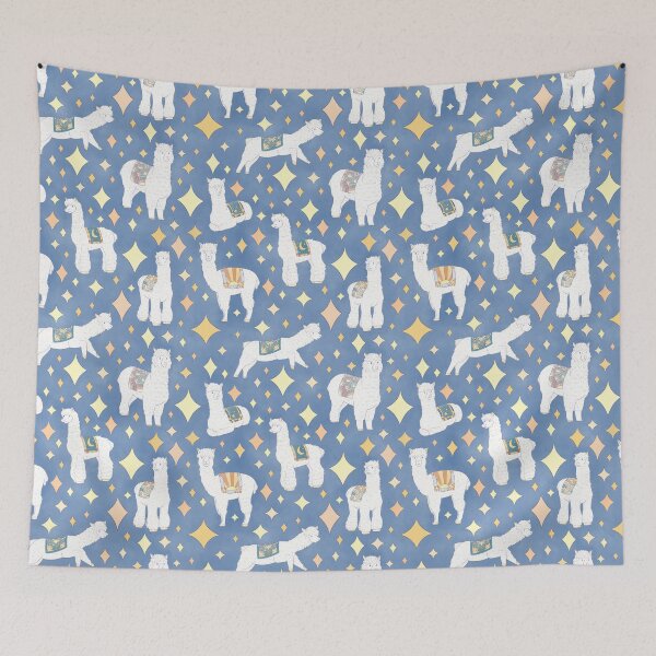 Item preview, Cosmic Creatures: Starry Alpacas  designed and sold by amandakwicker.