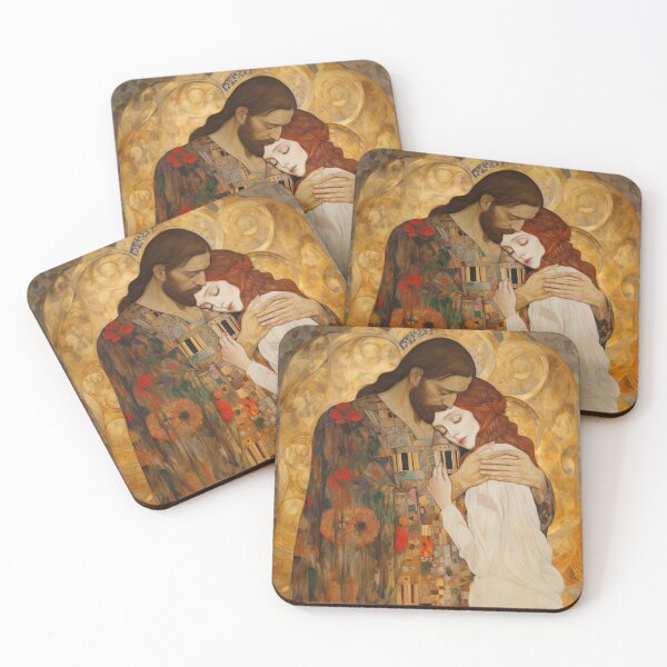Item preview, Christ Embracing Mary Magdalene designed and sold by SanctifiedSouls.