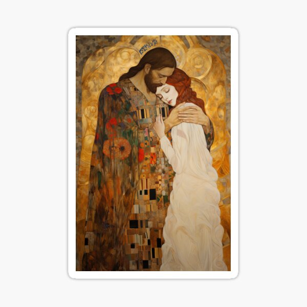 Item preview, Christ Embracing Mary Magdalene designed and sold by SanctifiedSouls.