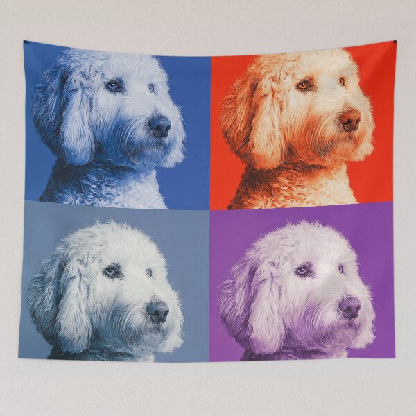 Item preview, Australian Labradoodle Dog Andy Warhol Style Pop Art designed and sold by TheAnimalZ00.