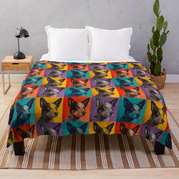 Item preview, Australian Cattle Dog Andy Warhol Style Pop Art designed and sold by TheAnimalZ00.