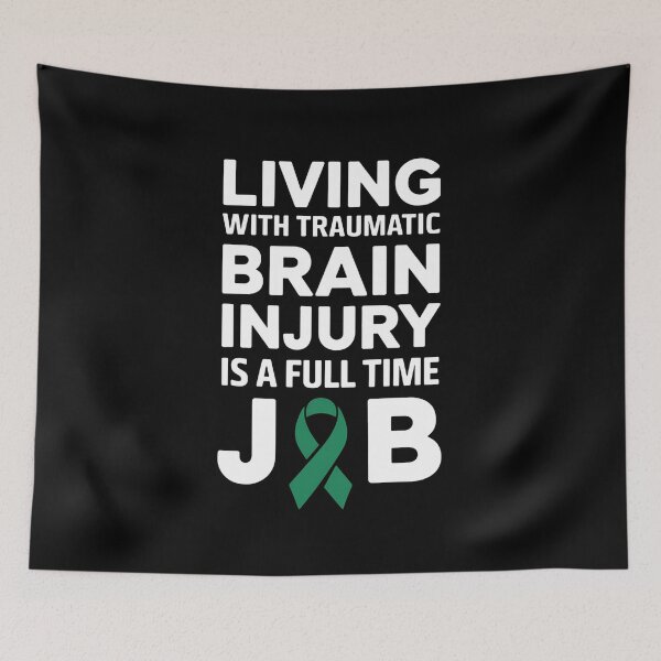Item preview, Traumatic Brain Injury Survivor Living TBI Warrior designed and sold by splindoershop.