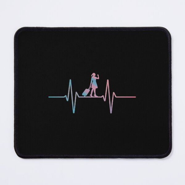 Item preview, Travel Agent ECG Heartbeat Heartline Vacation Travelling designed and sold by splindoershop.