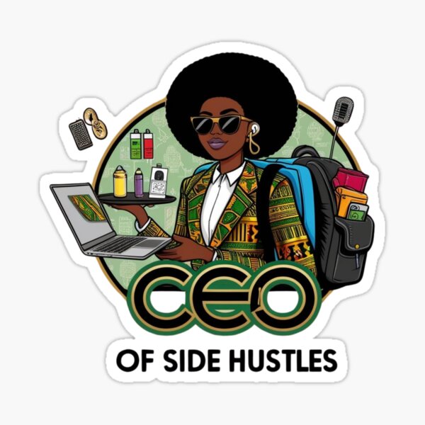 Item preview, CEO of Side Hustle designed and sold by Luv4Africa.