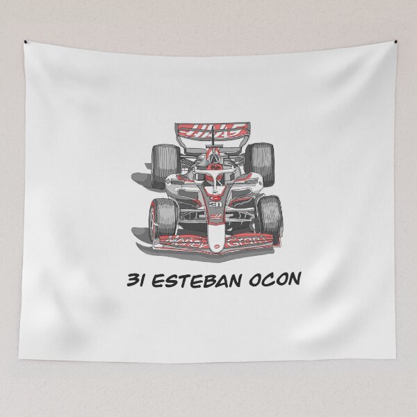 Item preview, Sketching F1 Car and Driver Esteban Ocon designed and sold by GaalArt.