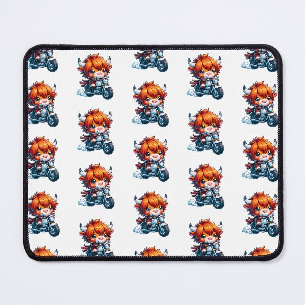 Item preview, Scottish Highland Cow Riding A Motorcycle designed and sold by TheAnimalZ00.