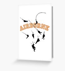 Airborne Greeting Card