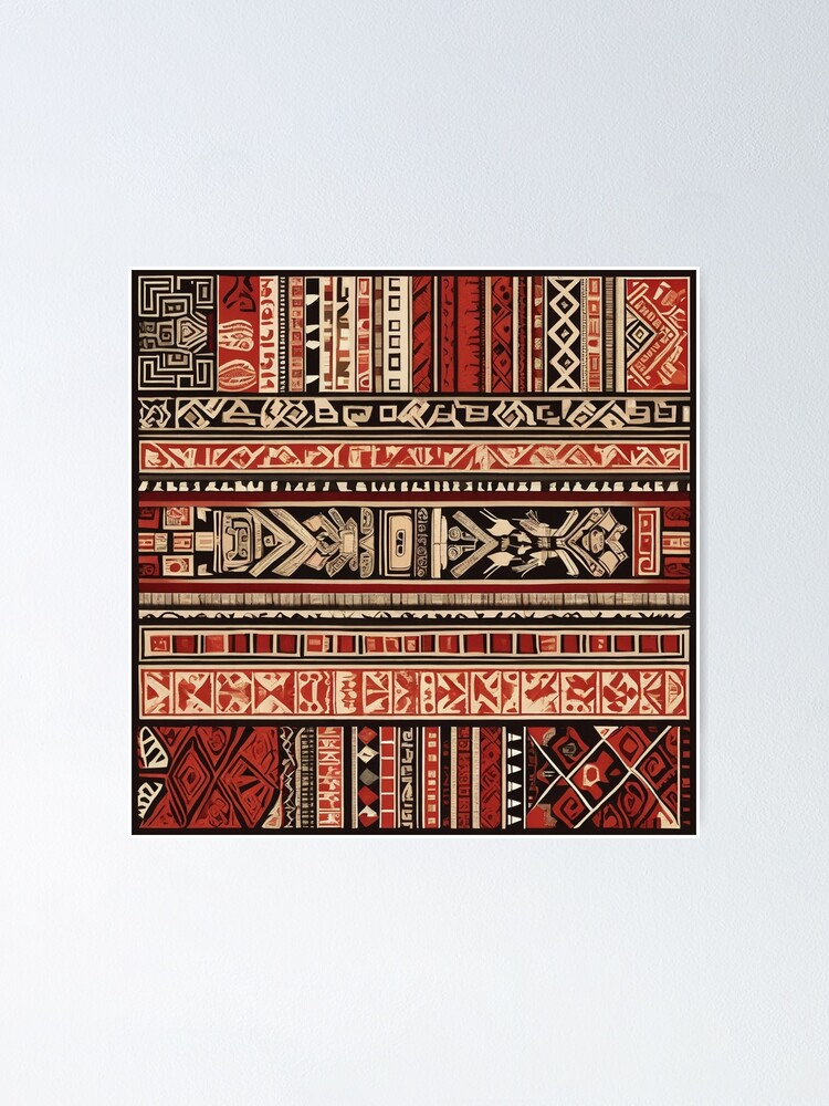 Thumbnail 1 of 3, Poster, Native Boho Pattern designed and sold by LeachsDungeon.