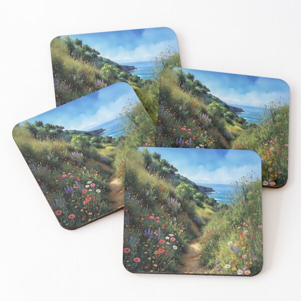 Item preview, Big Sur California Watercolor designed and sold by Magnolia Valley Art.