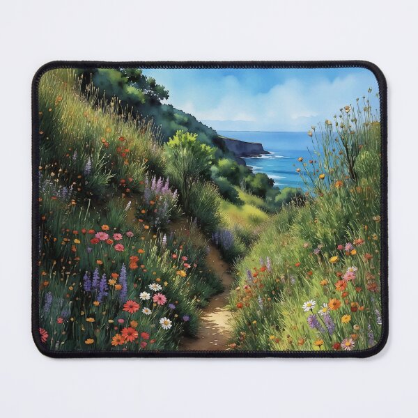 Item preview, Big Sur California Watercolor designed and sold by Magnolia Valley Art.