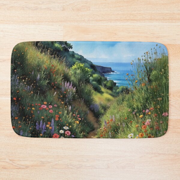 Item preview, Big Sur California Watercolor designed and sold by Magnolia Valley Art.