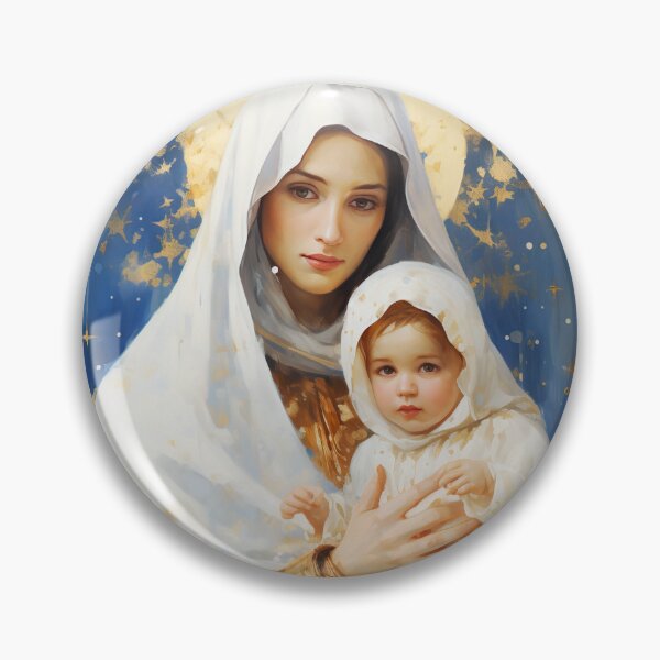 Item preview, Divine Frost- Our Lady of the Snows designed and sold by SanctifiedSouls.