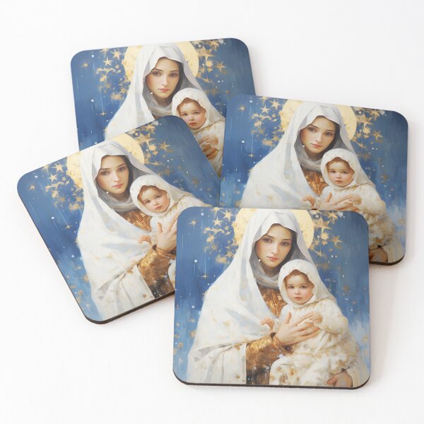 Item preview, Divine Frost- Our Lady of the Snows designed and sold by SanctifiedSouls.