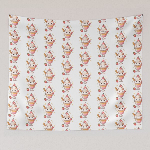 Item preview, Adorable Kawaii Ice Cream Sundae – Cute Dessert designed and sold by Kalpa.