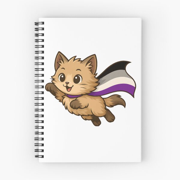 Item preview, Cat with Asexual Pride Cape – Cute Ace Design designed and sold by Travelslightly.