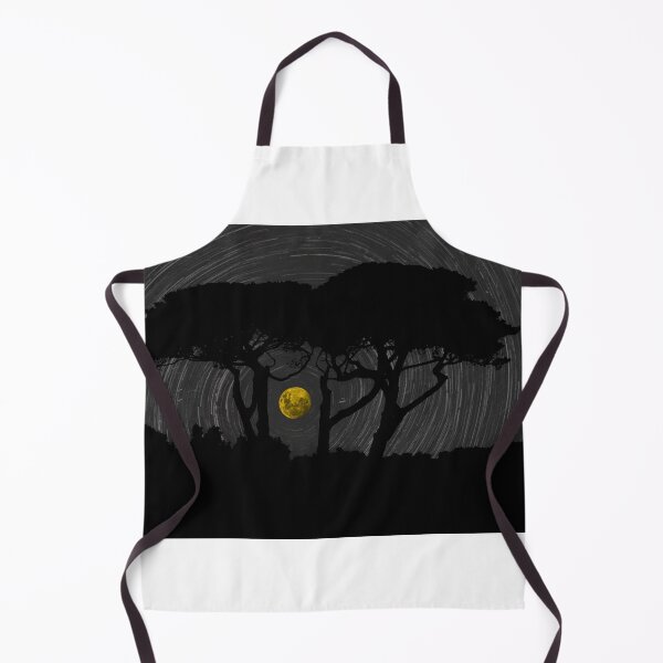 Item preview, Star trails around a full moon designed and sold by Steven Weeks.