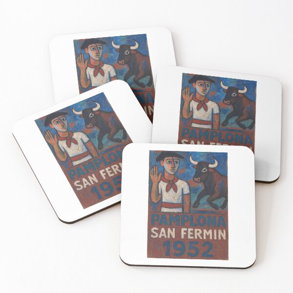 Item preview, 1952 Pamplona San Fermin Festival Poster designed and sold by retrographics.