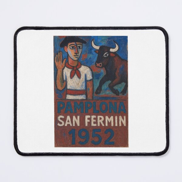 Item preview, 1952 Pamplona San Fermin Festival Poster designed and sold by retrographics.
