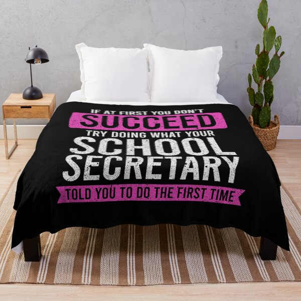 Item preview, If At First You Don't Succeed, Try Doing What Your School Secretary Told You - Funny School Secretary Gift designed and sold by ruinzahelva.