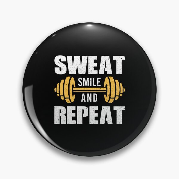 Item preview, Sweat Smile And Repeat - Funny Gym Motivational Workout designed and sold by ruinzahelva.