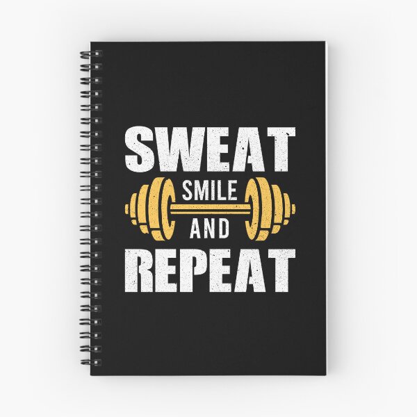Item preview, Sweat Smile And Repeat - Funny Gym Motivational Workout designed and sold by ruinzahelva.