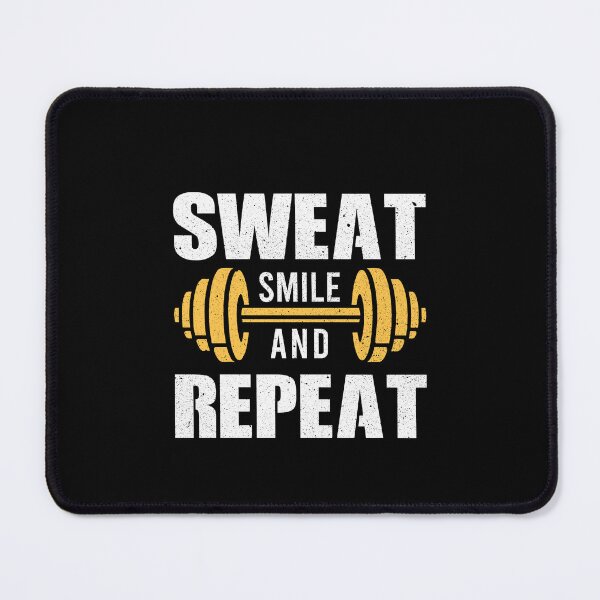 Item preview, Sweat Smile And Repeat - Funny Gym Motivational Workout designed and sold by ruinzahelva.