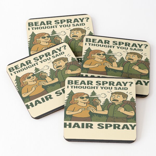 Item preview, Bear Spray? I Thought You Said Hair Spray – Funny Camping Design designed and sold by naturesmistake.