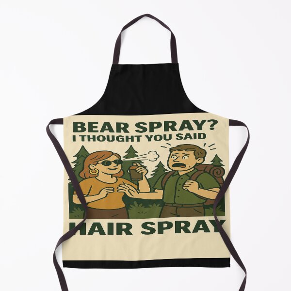 Item preview, Bear Spray? I Thought You Said Hair Spray – Funny Camping Design designed and sold by naturesmistake.
