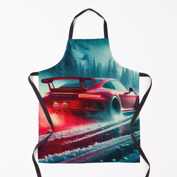 Item preview, "Arctic Drift King - Neon Snow Race Art" designed and sold by Ghost Archer Illusions.