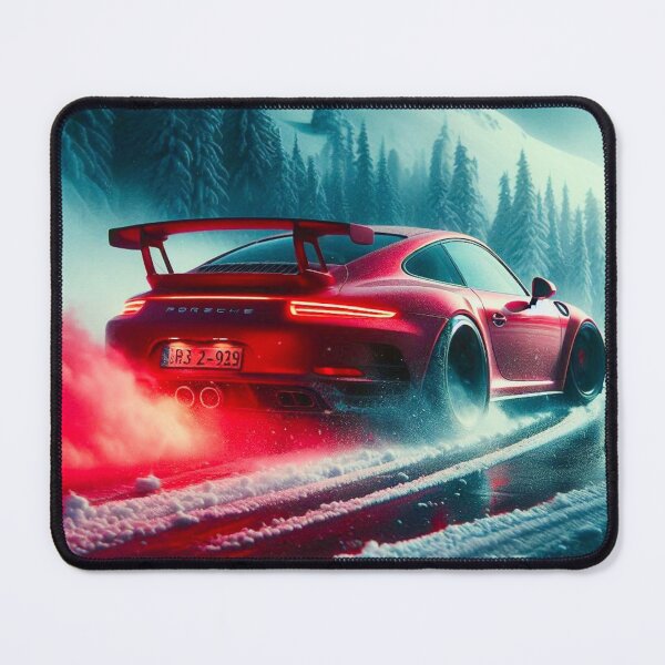 Item preview, "Arctic Drift King - Neon Snow Race Art" designed and sold by Ghost Archer Illusions.