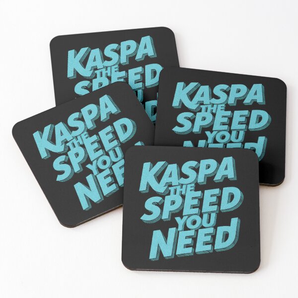 Item preview, The Future Is Fast. The Future Is Kaspa. designed and sold by RadDeck.